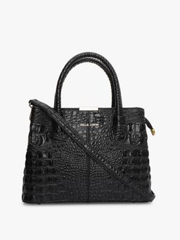 Pelle Luxur - Luciana Black Satchel Bag for Women