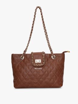 Pelle Luxur - Galilea Brown Satchel Bag for Women