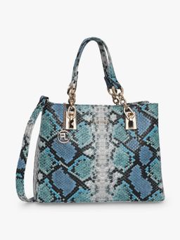 Pelle Luxur - Chiara Blue Satchel Bag for Women