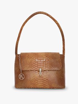 Pelle Luxur - Valeria Brown Satchel Bag for Women