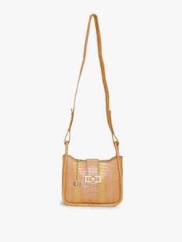 Pelle Luxur - Allegra Mustard Satchel Bag for Women