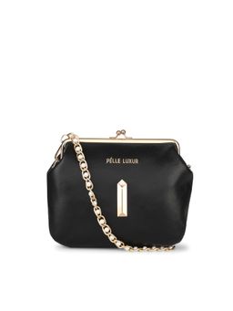 Pelle Luxur - Holyed Black Sling Bag for Women
