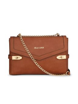 Pelle Luxur - Gary Orangish Brown Sling Bag for Women