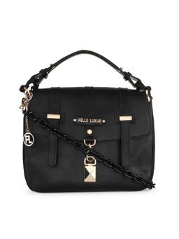 Pelle Luxur - Brinkin Black Satchel Bag for Women