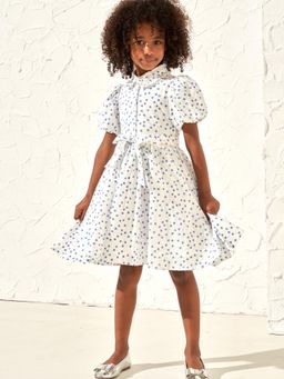 ANGEL & ROCKET - Spot Shirt Dress with Belt