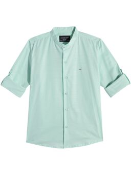 CHARCHIT - Boys Cotton Regular Fit Plain Full Sleeves Casual Shirt