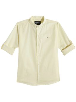 CHARCHIT - Boys Cotton Regular Fit Plain Full Sleeves Casual Shirt