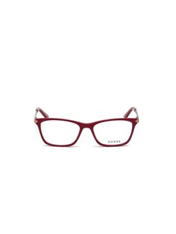 Guess - Eyewear For Women With Shiny Dark Pink-Shiny Rose Gold Glitter Acetate Frame - (51)