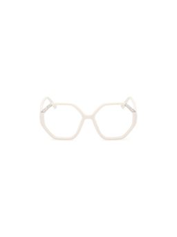 Guess - Eyewear For Women With Shiny White Crystal Acetate Frame - (53)