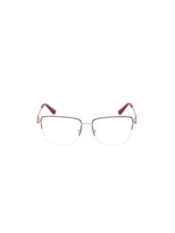 Guess - Eyewear For Women With Shiny Light Gold-Burgundy Alloy Metal Frame - (53)