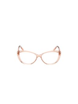 Guess - Eyewear For Women With Shiny Crystal Light Orange Polycarbonate Frame - (55)