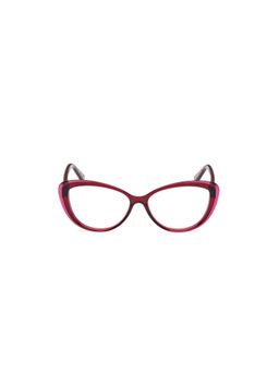 Guess - Eyewear For Women With Shiny Burgundy Polycarbonate Frame - (55)