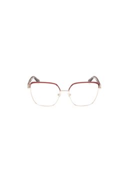 Guess - Eyewear For Women With Shiny Light Gold-Burgundy Stainless Steel Frame - (56)