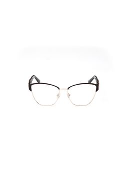 Guess - Eyewear For Women With Matt Black-Shiny Light Gold Stainless Steel Frame - (54)
