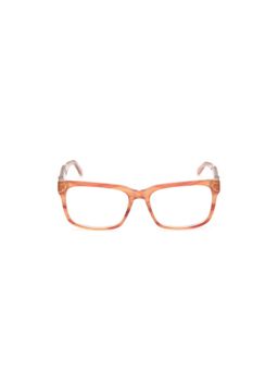 Guess - Eyewear For Men With Shiny Transparent Light Brown Demi Acetate Frame - (54)