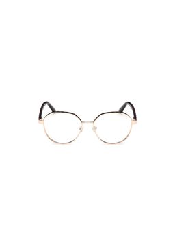 Guess - Eyewear For Women With Shiny Light Gold-Shiny Black Alloy Metal Frame - (53)