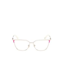 Guess - Eyewear For Women With Shiny Light Gold-White-Pink Alloy Metal Frame - (55)