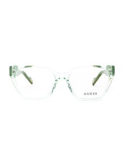 Guess - Eyewear For Women With Shiny Crystal Light Green Acetate Frame - (52)