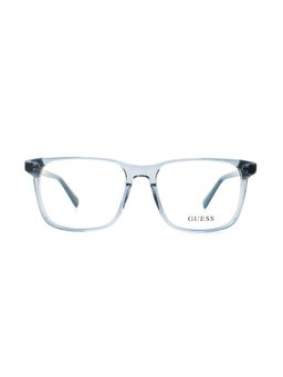 Guess - Eyewear For Men With Shiny Crystal Light Blue Acetate Frame - (54)
