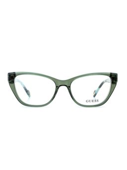 Guess - Eyewear For Women With Shiny Crystal Green Acetate Frame - (53)