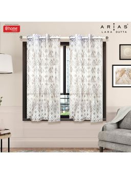 At Home by Nilkamal - Arias Luxuria Sheers Window Curtain Grey (Set of 2)