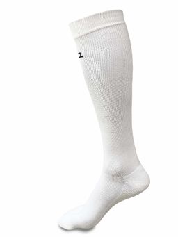 Heelium - Bamboo Compression Mens White Socks Odour Free - 1 Pair of Socks