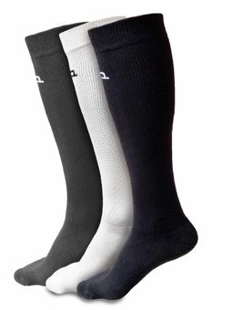 Heelium - Bamboo Compression Mens Multi Color Socks Odour Free - 3 Pair of Socks