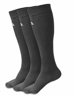 Heelium - Bamboo Compression Mens Grey Socks Odour Free - 3 Pair of Socks