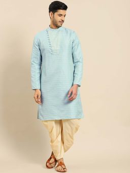 Amodh by Kisah - Men Blue Kurta