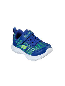 SKECHERS - Blue Advance Intergrid Patterned Running Shoes