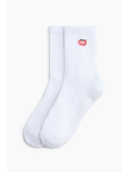 H&M - Women White Anti-Slip Sports Socks