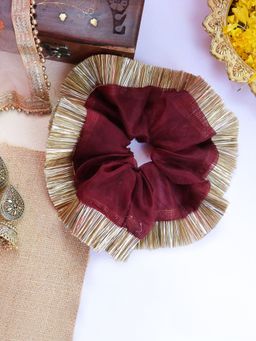 Soho Boho Studio - Indie Maroon Royal Cloud Scrunchie