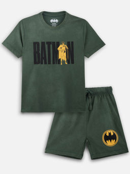 Napchief - Batman Stone Washed T-Shirt with Shorts (Set of 2)
