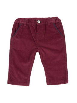 Chicco - Boys Maroon Solid Trouser