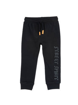 Chicco - Boys Black Printed Jogger