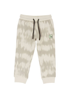 Chicco - Boys Beige Printed Jogger