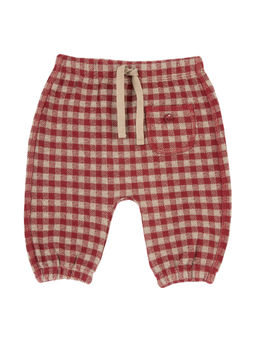 Chicco - Boys Red Checked Jogger