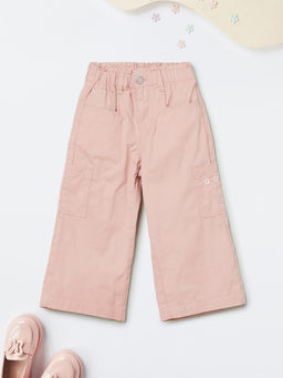 max - Girls Floral Detailed Cargo Trousers