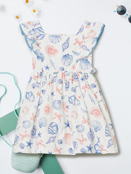 max - Girls Printed Dress