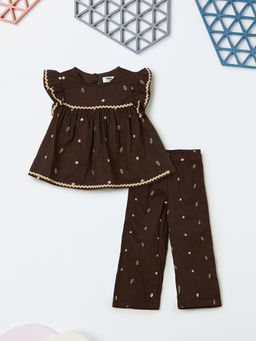 max - Girls Embroidered Co-Ords Set