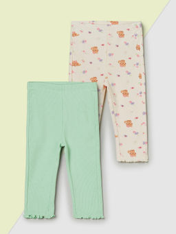 max - Girls Assorted Leggings (Pack of 2)