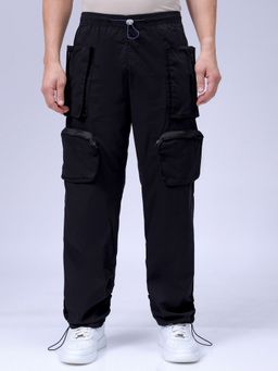 The Indian Garage Co - Men Relaxed Fit Solid Mid-Rise Joggers