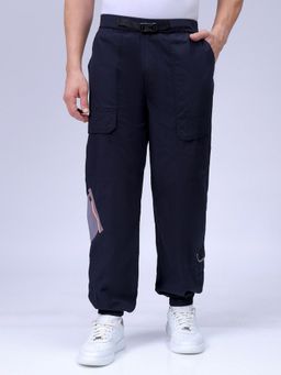 The Indian Garage Co - Men Loose Fit Solid Mid-Rise Joggers