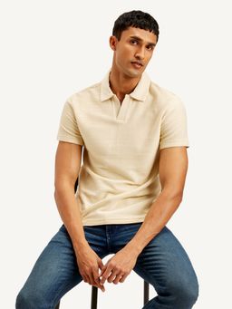Levi's - Men Textured Slim Fit Polo T-Shirt