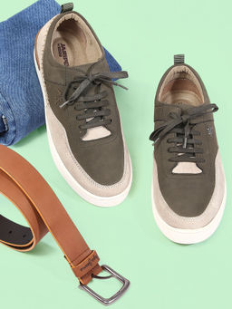 Jaripeo by BUCKAROO - Men Fame Vegan Olive Sneakers