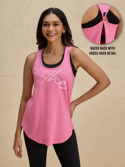 Nykd by Nykaa - Summer Essential Breathe Easy Cotton Slub Longline Tank Top NYAT034 Pink