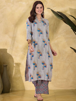 KVS FAB - Multi Color Kurta with Palazzo (Set of 2)