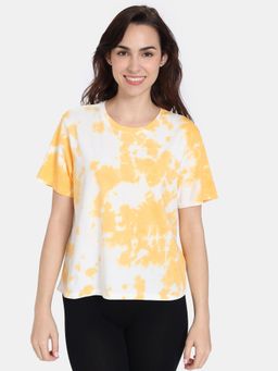 Zivame - Dreamverse Knit Cotton Top - Pale Banana Yellow