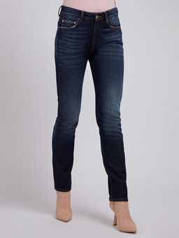 Guess - Blue Solid Skinny Fit Eco Lincoln Jeans