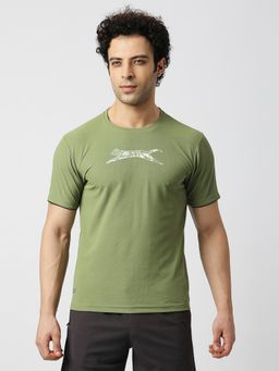 Black Panther - Men's Hunter Green Acti Fit T-Shirt